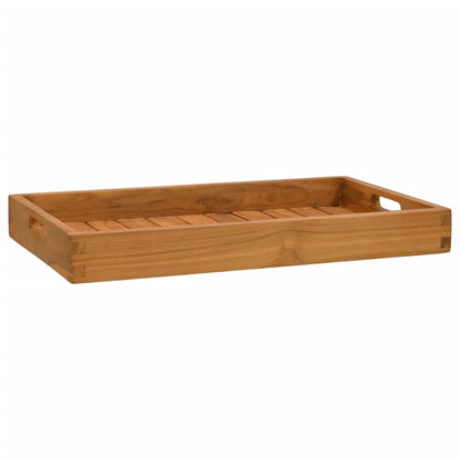 Vassoio Da Portata In Legno Massello Di Teak