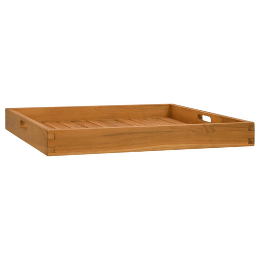 Vassoio Da Portata In Legno Massello Di Teak