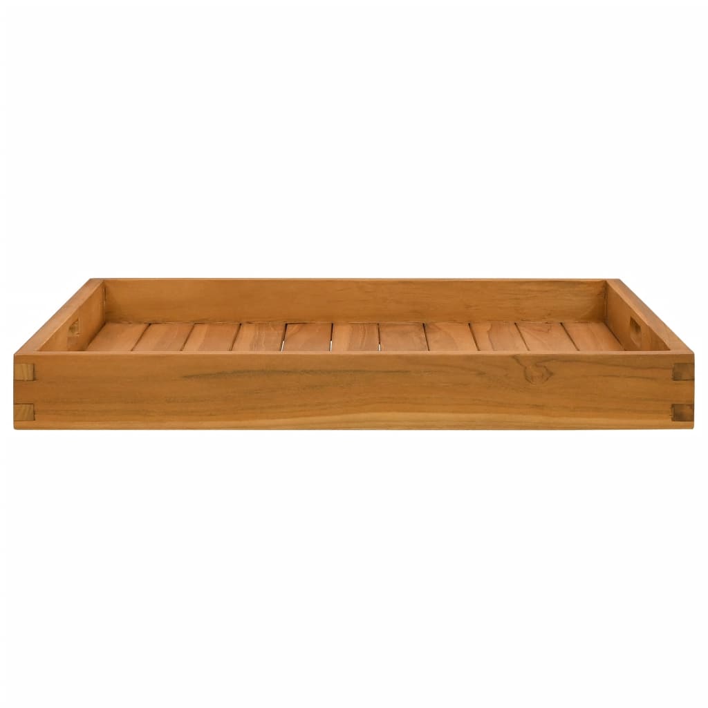 Vassoio Da Portata In Legno Massello Di Teak