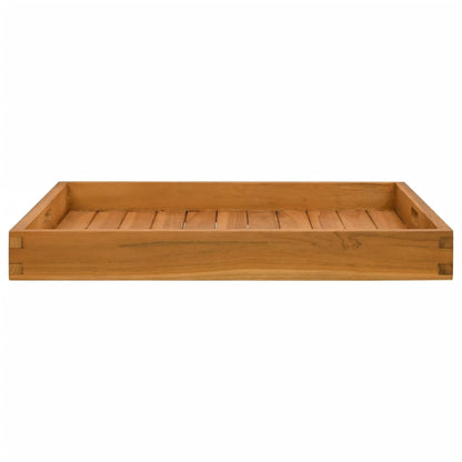 Vassoio Da Portata In Legno Massello Di Teak