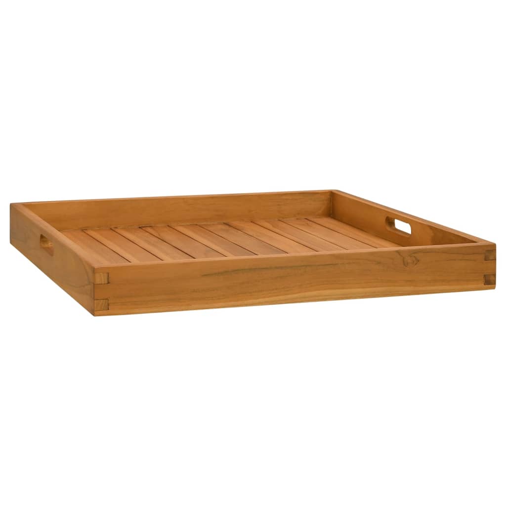 Vassoio Da Portata In Legno Massello Di Teak
