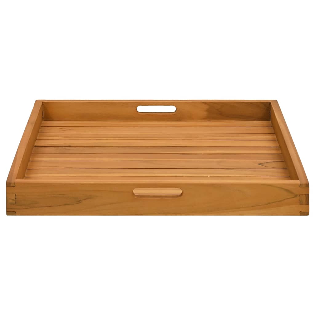 Vassoio Da Portata In Legno Massello Di Teak