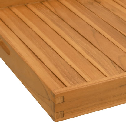 Vassoio Da Portata In Legno Massello Di Teak