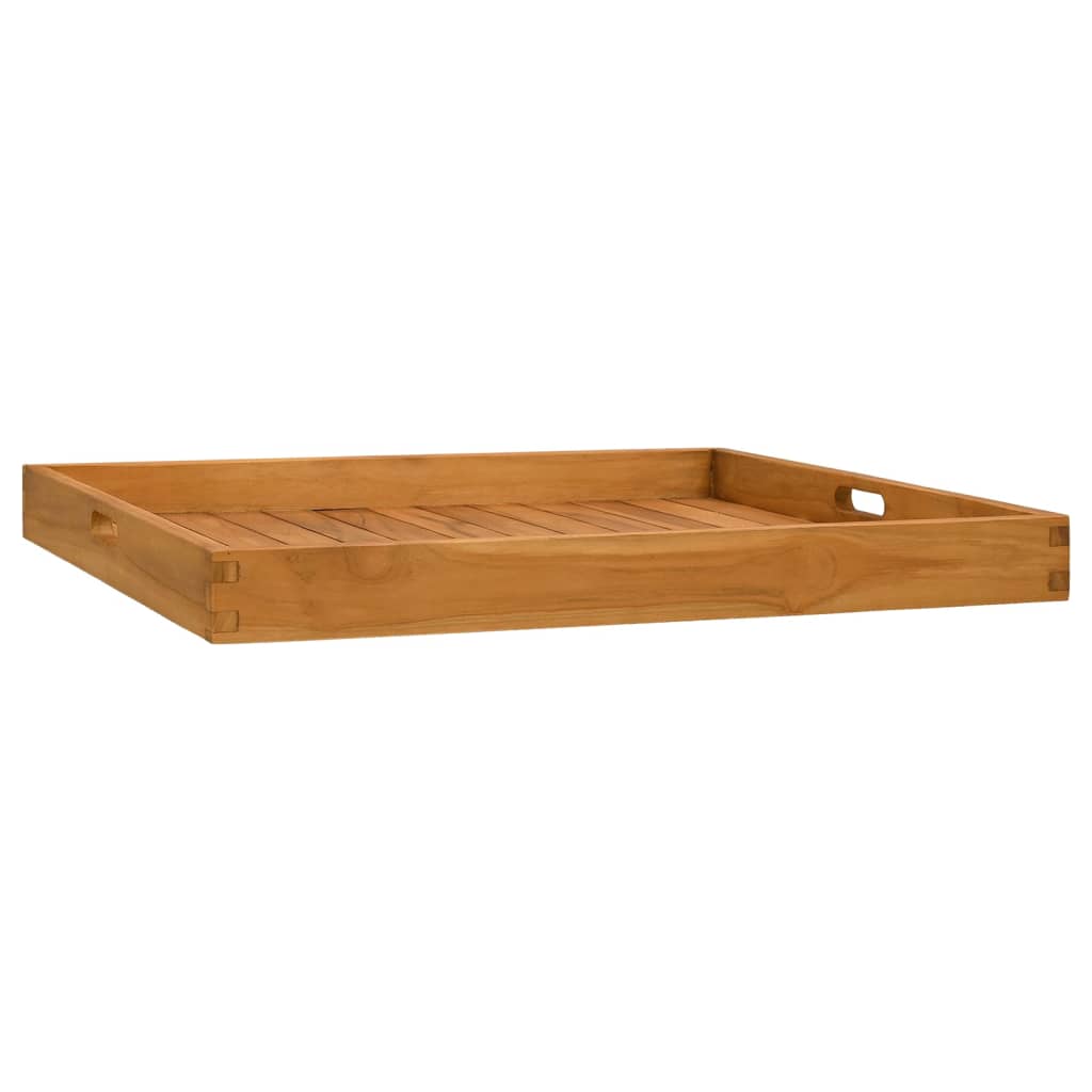 Vassoio Da Portata In Legno Massello Di Teak