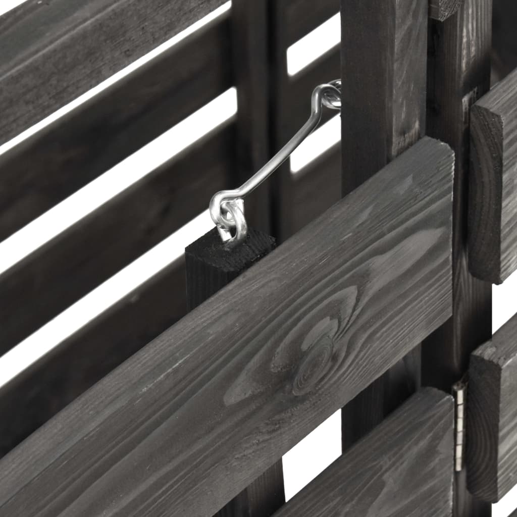 Copribidone Triplo 210X75X121 Cm In Legno Di Pino Verniciato