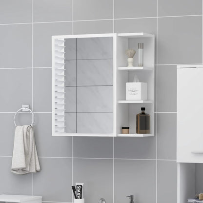 Mobile Da Bagno A Specchio 62,5X20,5X64 Cm Legno