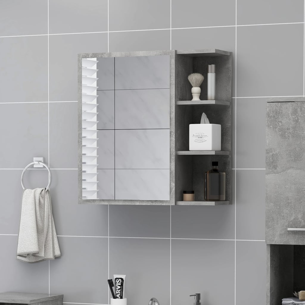 Mobile Da Bagno A Specchio 62,5X20,5X64 Cm Legno