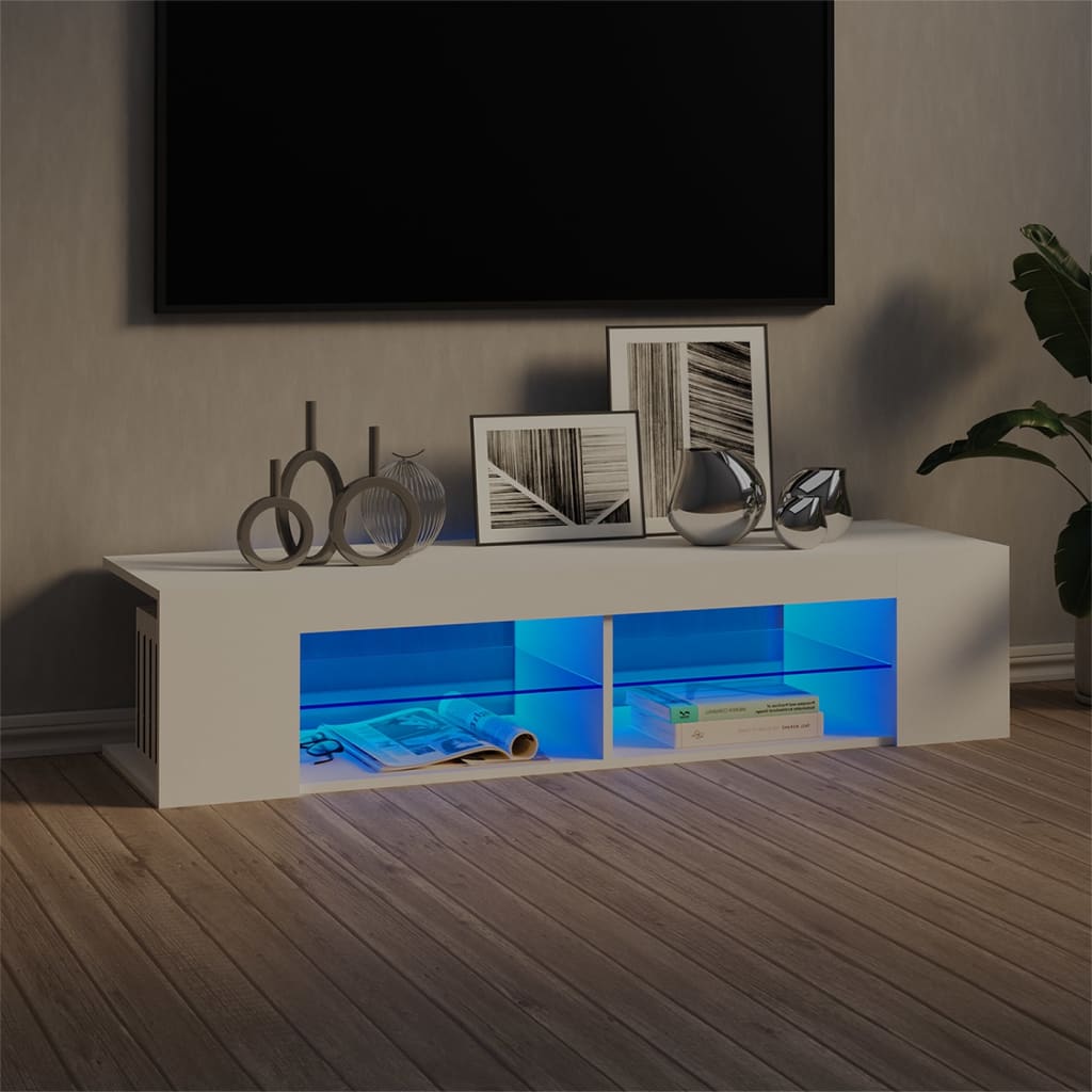Mobile Porta Tv Con Luci Led 135X39X30 Cm