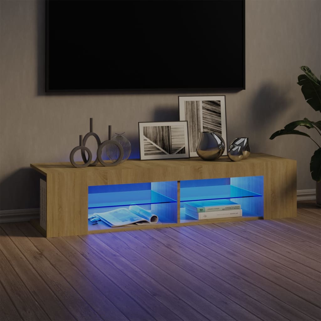 Mobile Porta Tv Con Luci Led 135X39X30 Cm