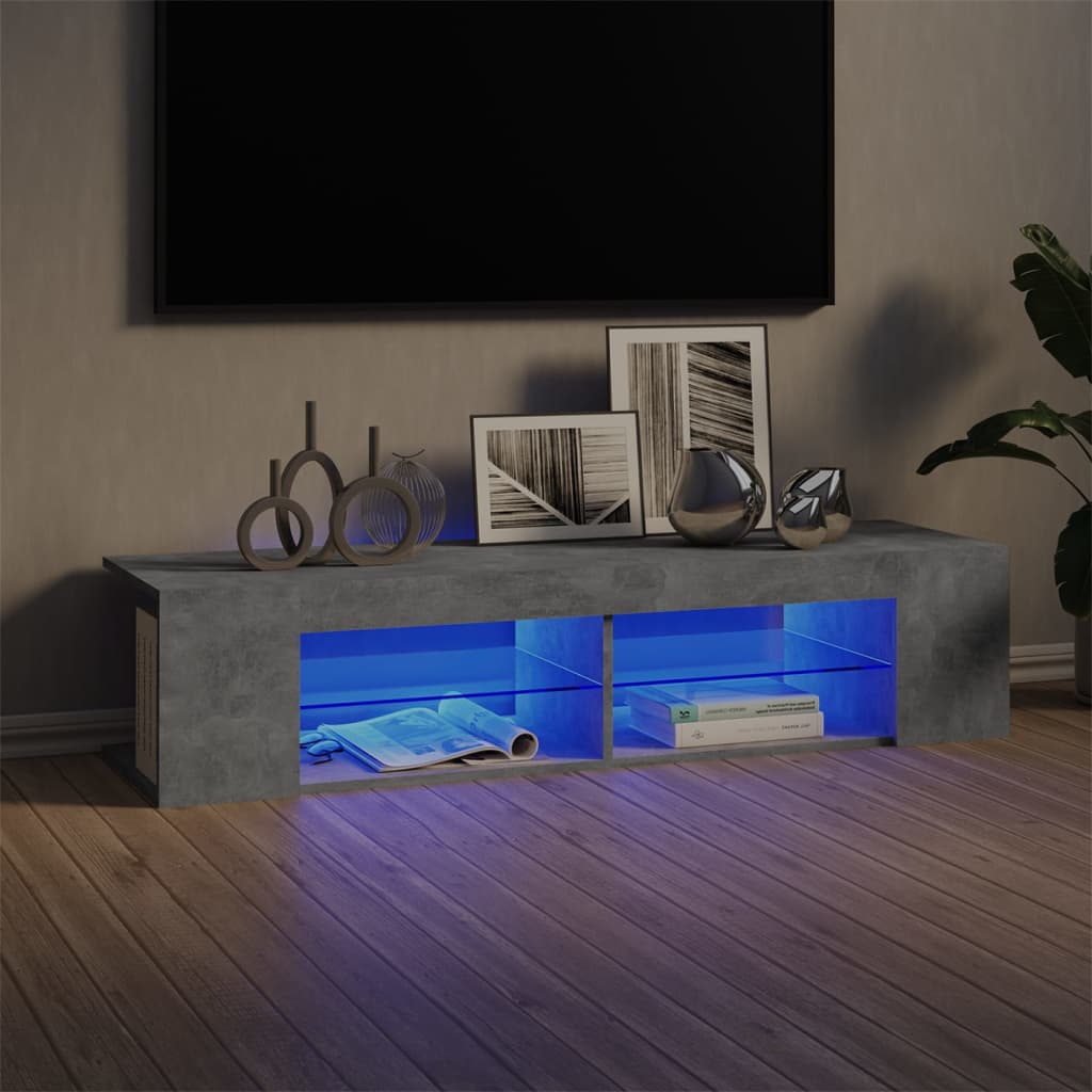Mobile Porta Tv Con Luci Led 135X39X30 Cm