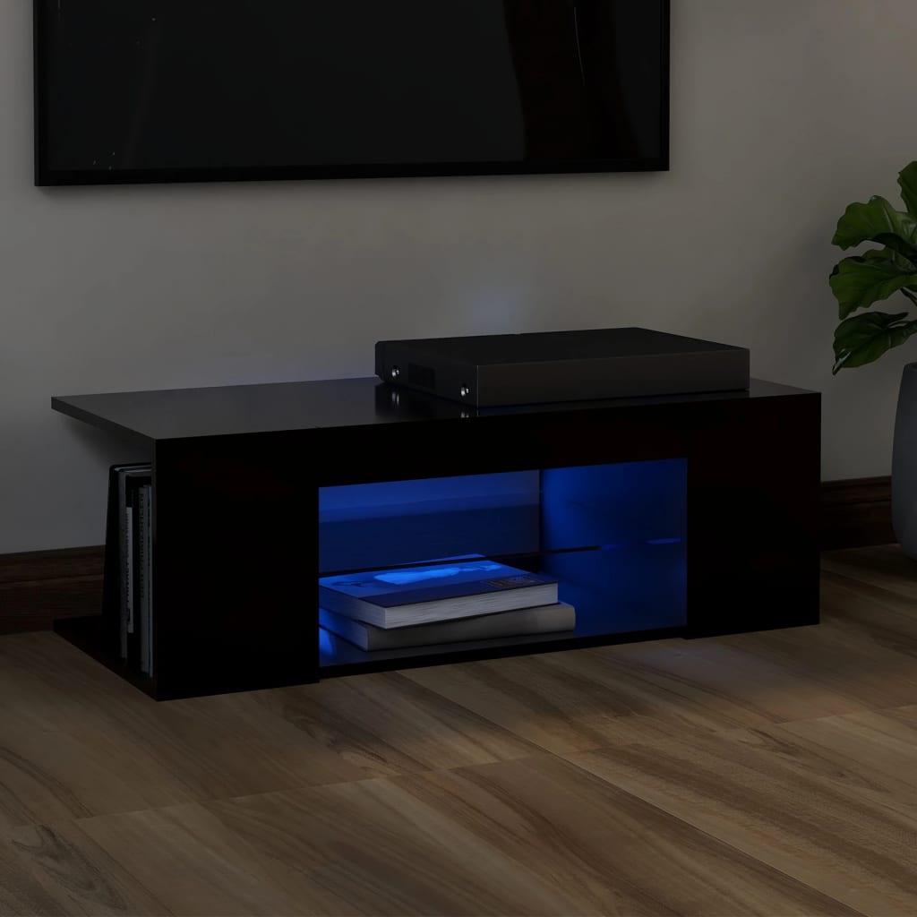 Mobile Porta Tv Con Luci Led 90X39X30 Cm