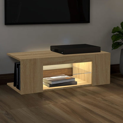 Mobile Porta Tv Con Luci Led 90X39X30 Cm