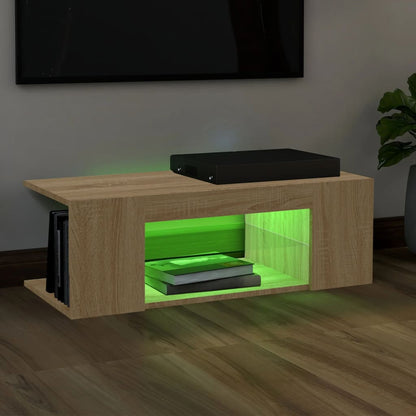 Mobile Porta Tv Con Luci Led 90X39X30 Cm