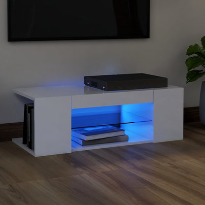 Mobile Porta Tv Con Luci Led 90X39X30 Cm