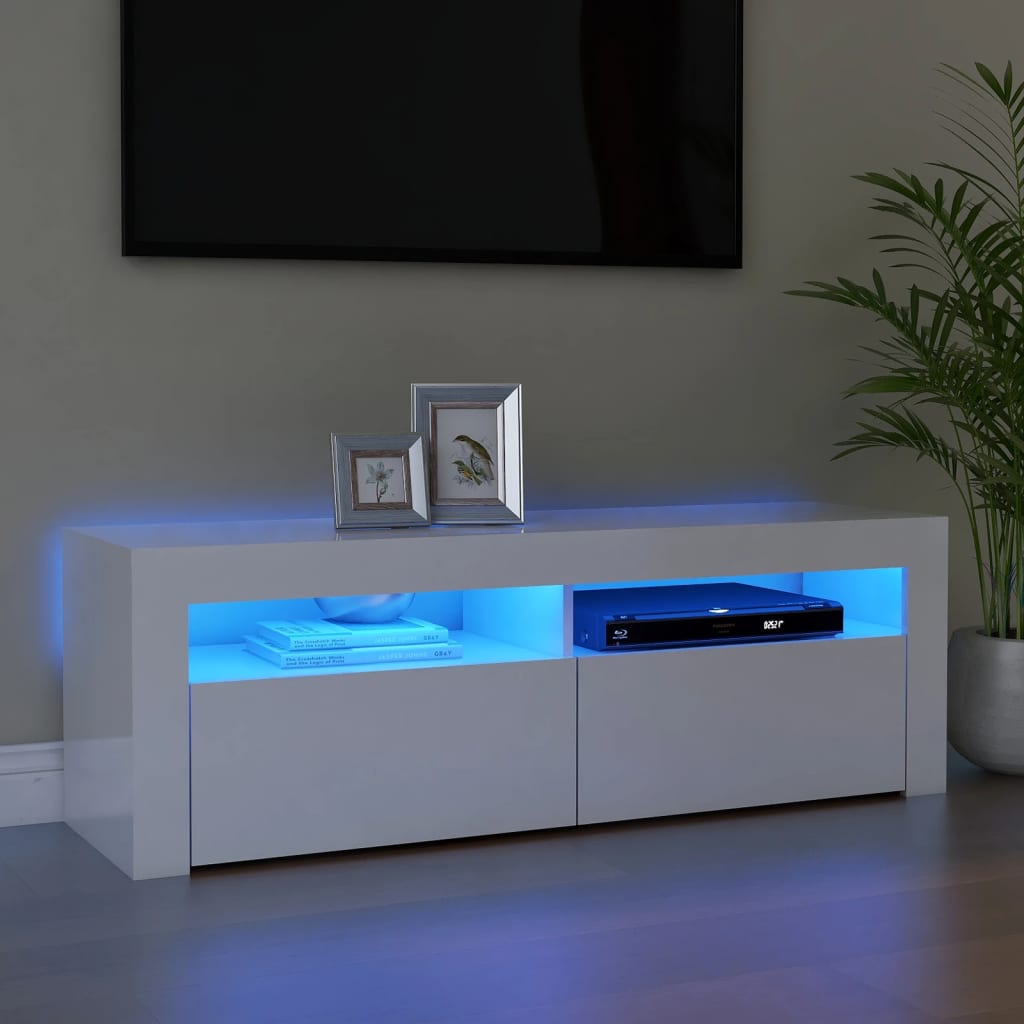 Mobile Porta Tv Con Led 120X35X40 Cm Multistrato