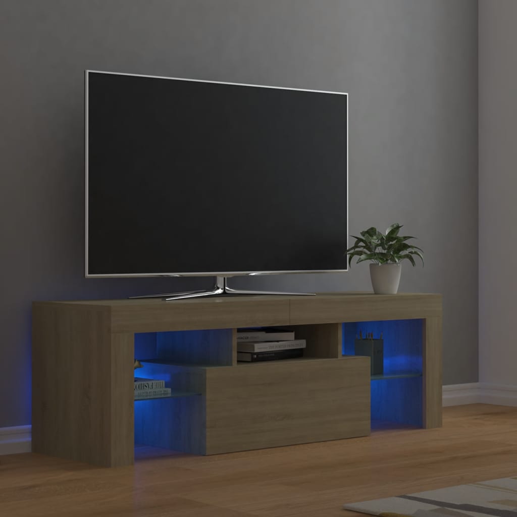 Mobile Porta Tv Con Led 120X36,5X40 Cm Multistrato
