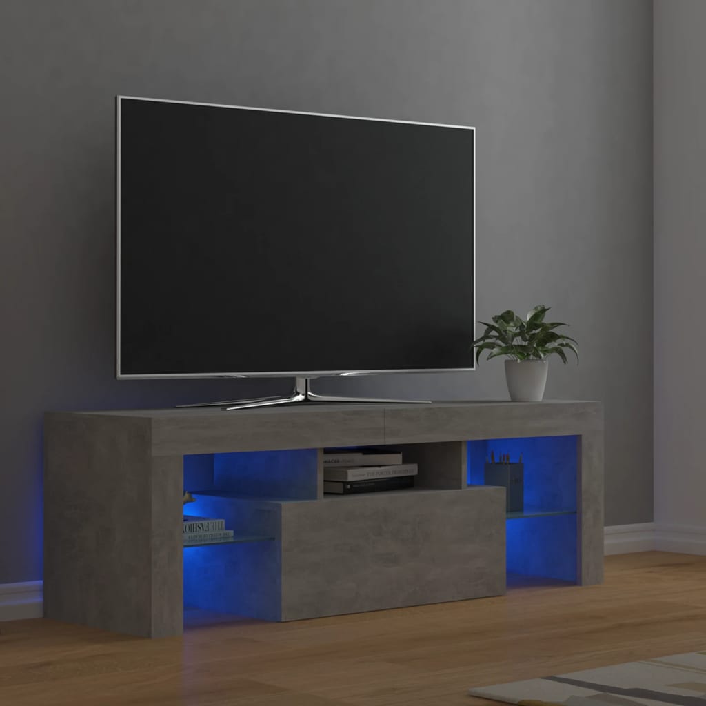 Mobile Porta Tv Con Led 120X36,5X40 Cm Multistrato