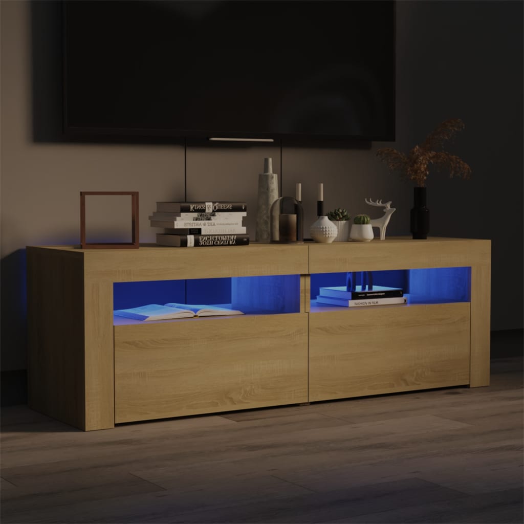 Mobile Porta Tv Con Luci Led 120X35X40 Cmcm