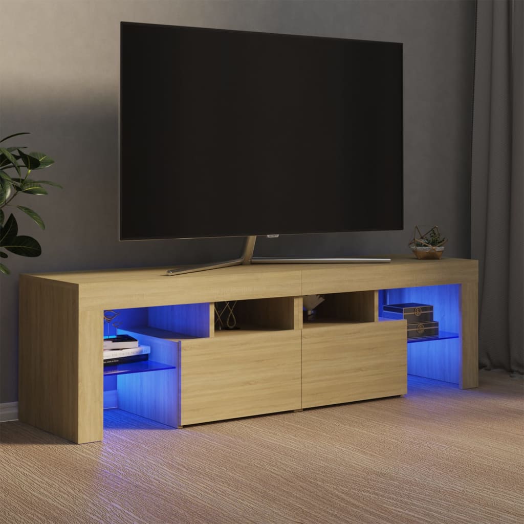 Mobile Porta Tv Con Luci Led 60X38,5X48 Cm