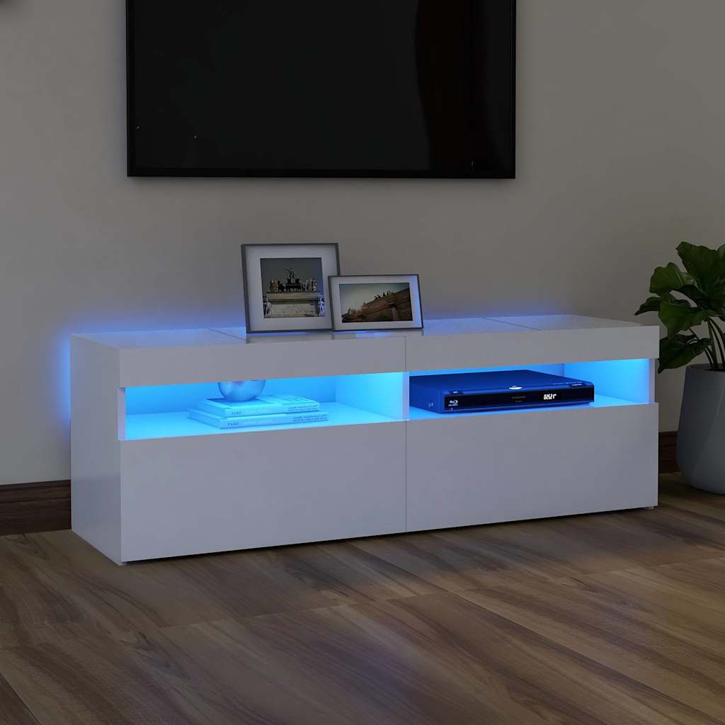 Mobili Porta Tv Con Luci Led 2 Pz 75X35X40 Cm