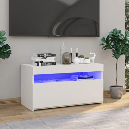 Mobili Porta Tv Con Luci Led 2 Pz 75X35X40 Cm