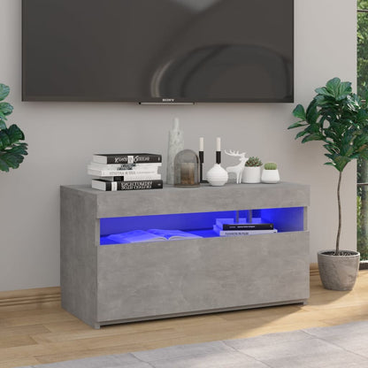 Mobili Porta Tv Con Luci Led 2 Pz 75X35X40 Cm