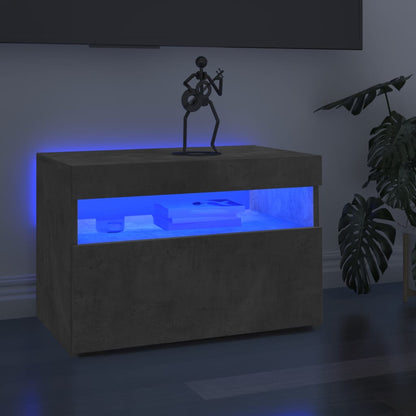 Mobili Porta Tv Con Luci Led 2 Pz 75X35X40 Cm