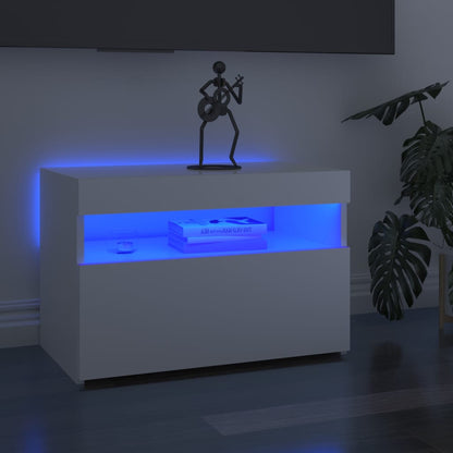 Mobili Porta Tv Con Luci Led 2 Pz 75X35X40 Cm