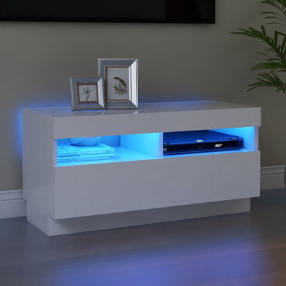 Mobile Porta Tv Con Luci Led 100X35X40 Cm