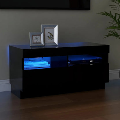 Mobile Porta Tv Con Luci Led 100X35X40 Cm