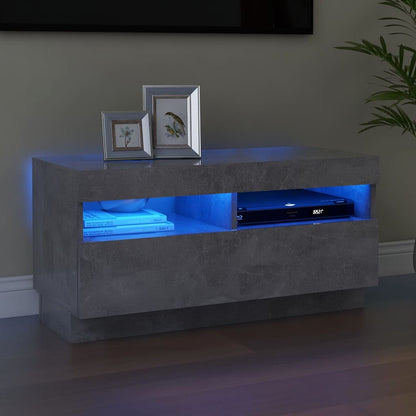 Mobile Porta Tv Con Luci Led 100X35X40 Cm