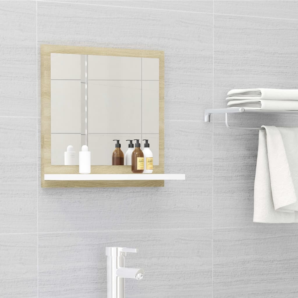 Mobile Bagno Con Specchio Truciolato