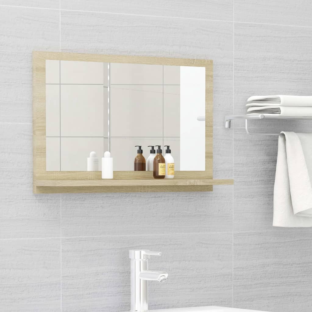 Mobile Bagno Con Specchio Truciolato