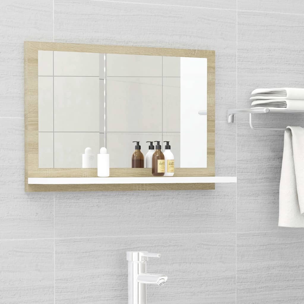 Mobile Bagno Con Specchio Truciolato