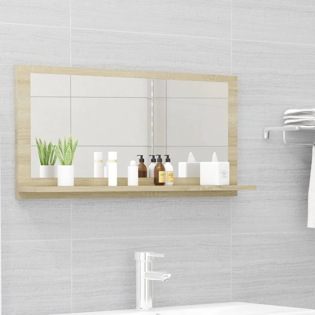 Mobile Bagno Con Specchio Truciolato