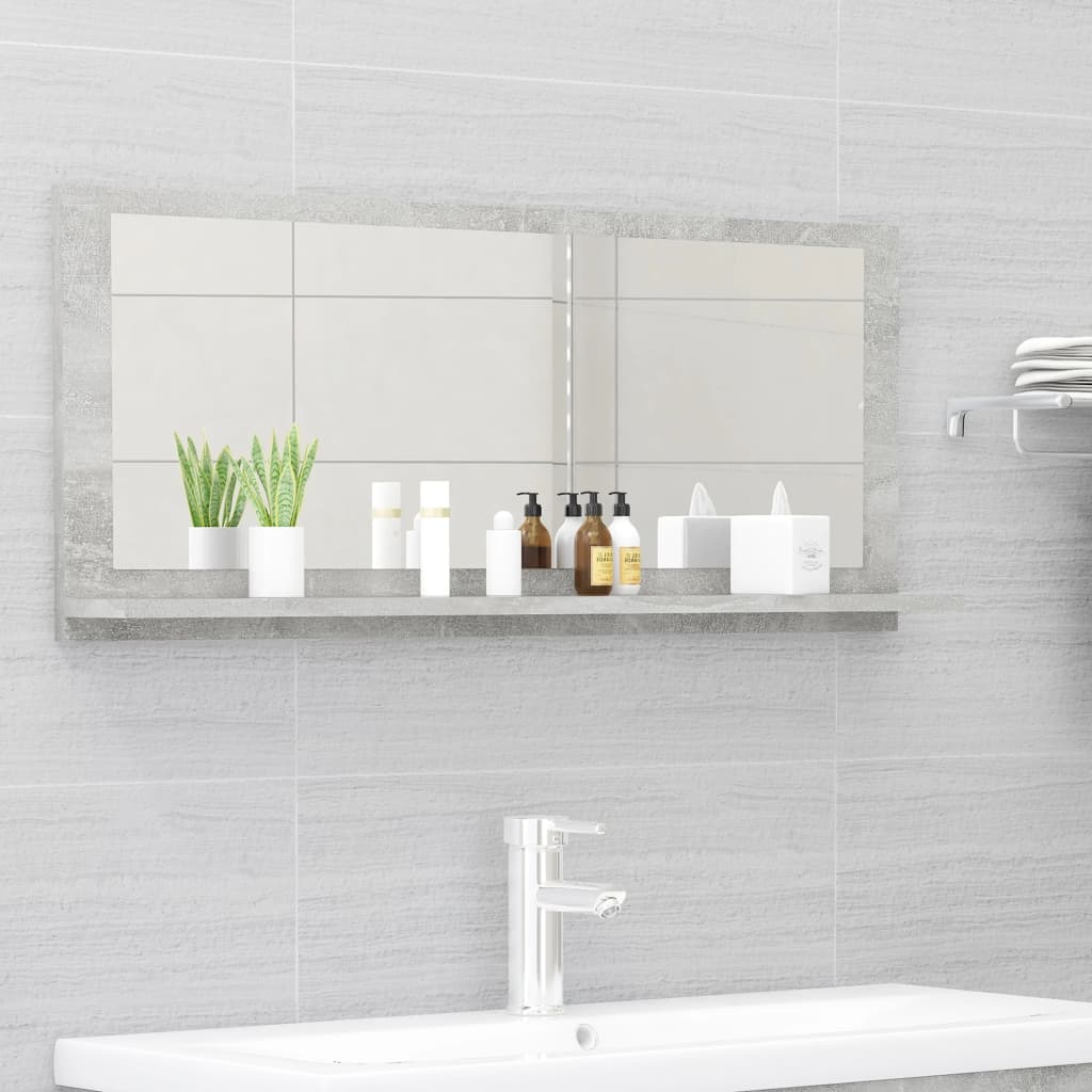 Mobile Bagno Con Specchio Truciolato