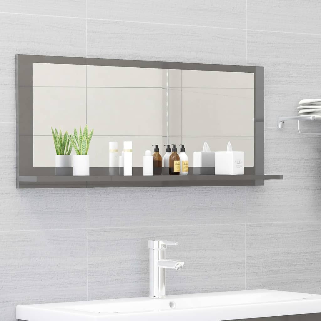 Mobile Bagno Con Specchio Truciolato