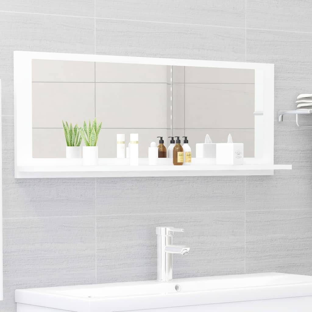 Mobile Bagno Con Specchio Truciolato