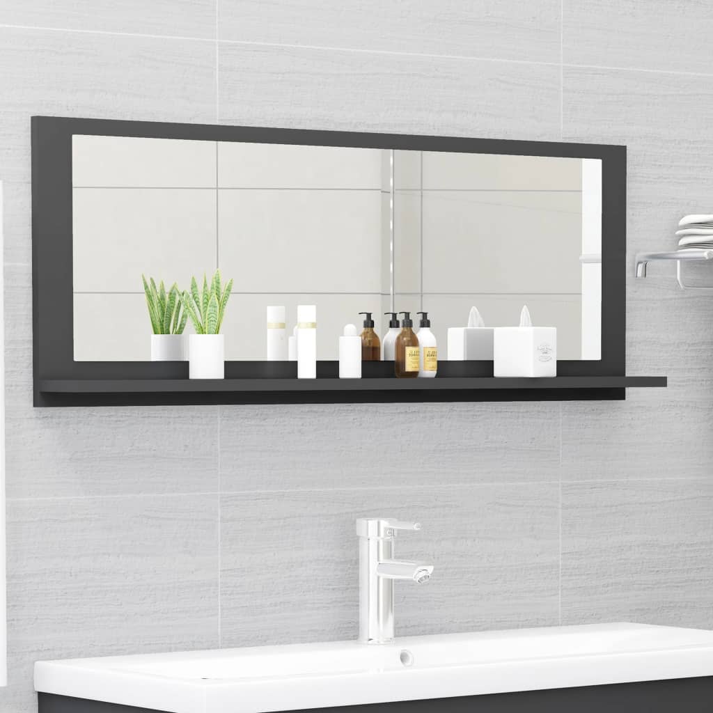 Mobile Bagno Con Specchio Truciolato