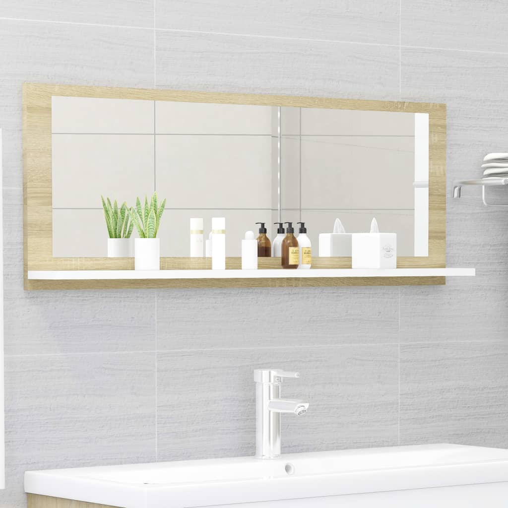Mobile Bagno Con Specchio Truciolato
