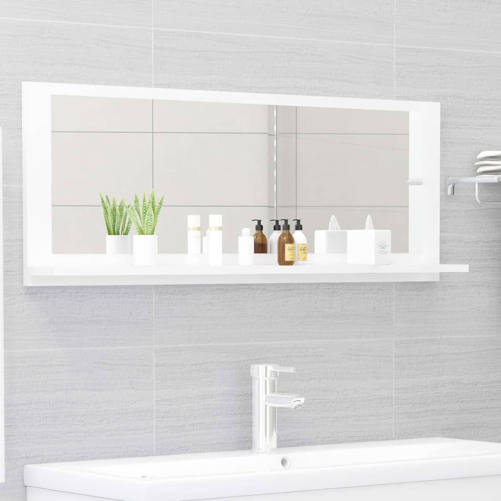 Mobile Bagno Con Specchio Truciolato