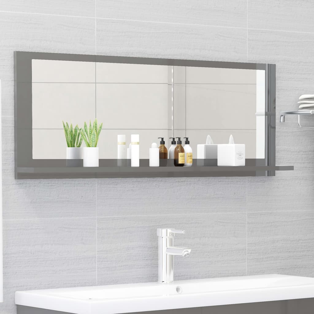 Mobile Bagno Con Specchio Truciolato