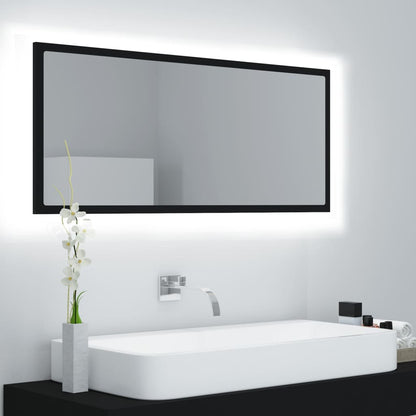 Specchio Da Bagno Con Led 100X8,5X37Cm Truciolato