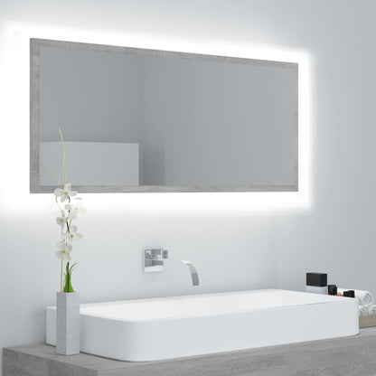 Specchio Da Bagno Con Led 100X8,5X37Cm Truciolato