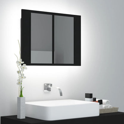 Mobile Specchio Led 60X12X45 Cm Multistrato