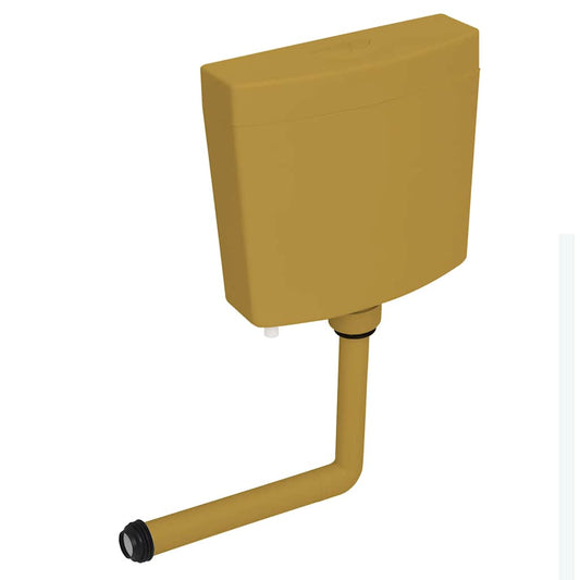 Sciacquone Wc Con Ingresso Acqua Dal Basso 3/6 L Giallo