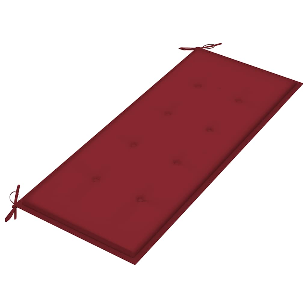 Panchina Batavia Con Cuscino 120Cm In Teak Massello
