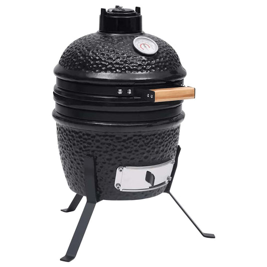 Barbecue Affumicatore 2 In 1 Kamado In Ceramica 56 Cm