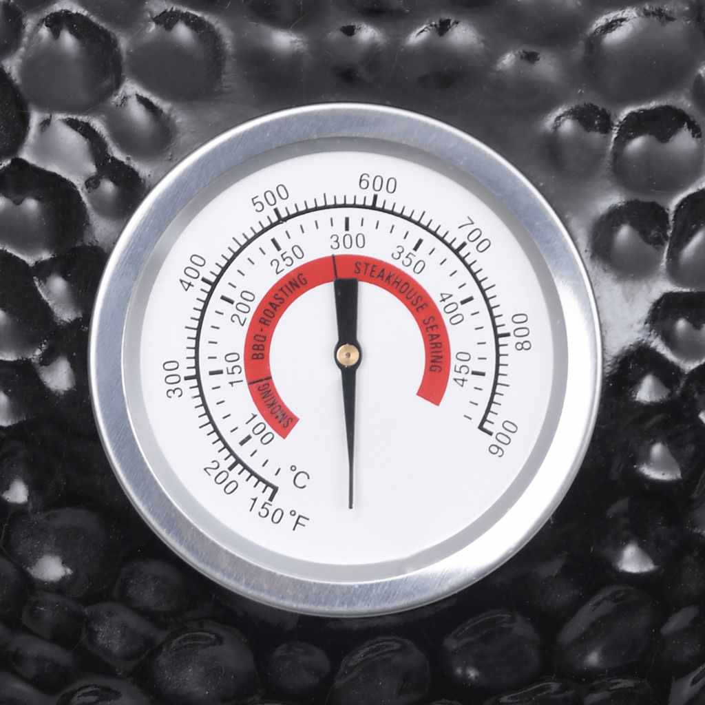 Barbecue Affumicatore 2 In 1 Kamado In Ceramica 56 Cm