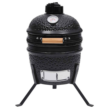 Barbecue Affumicatore 2 In 1 Kamado In Ceramica 56 Cm